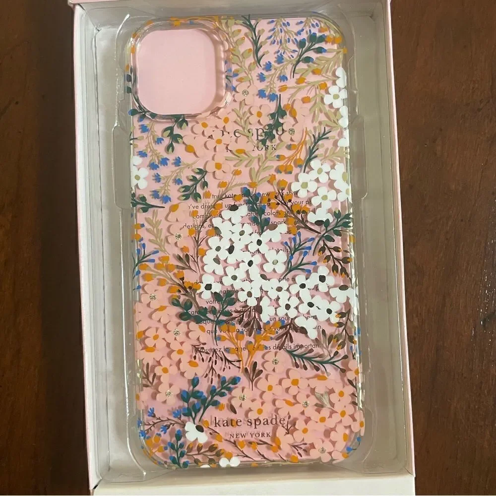 Kate Spade iPhone 14 Plus Floral Case